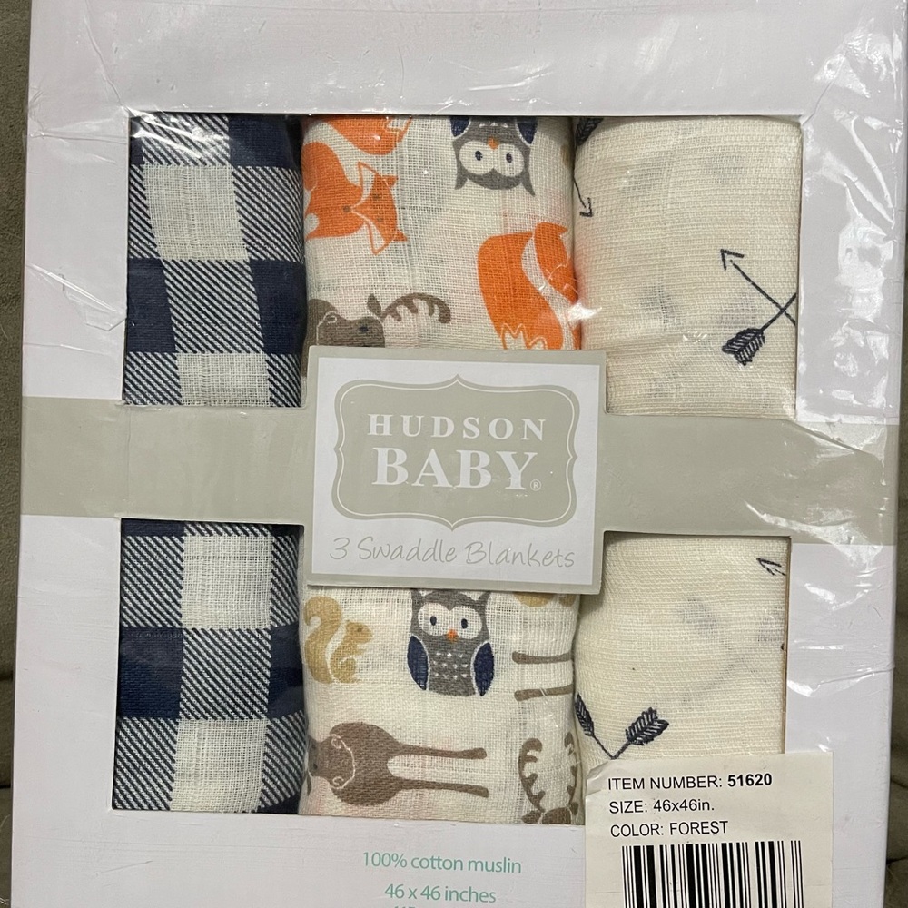 Hudson Baby Swaddle Blankets